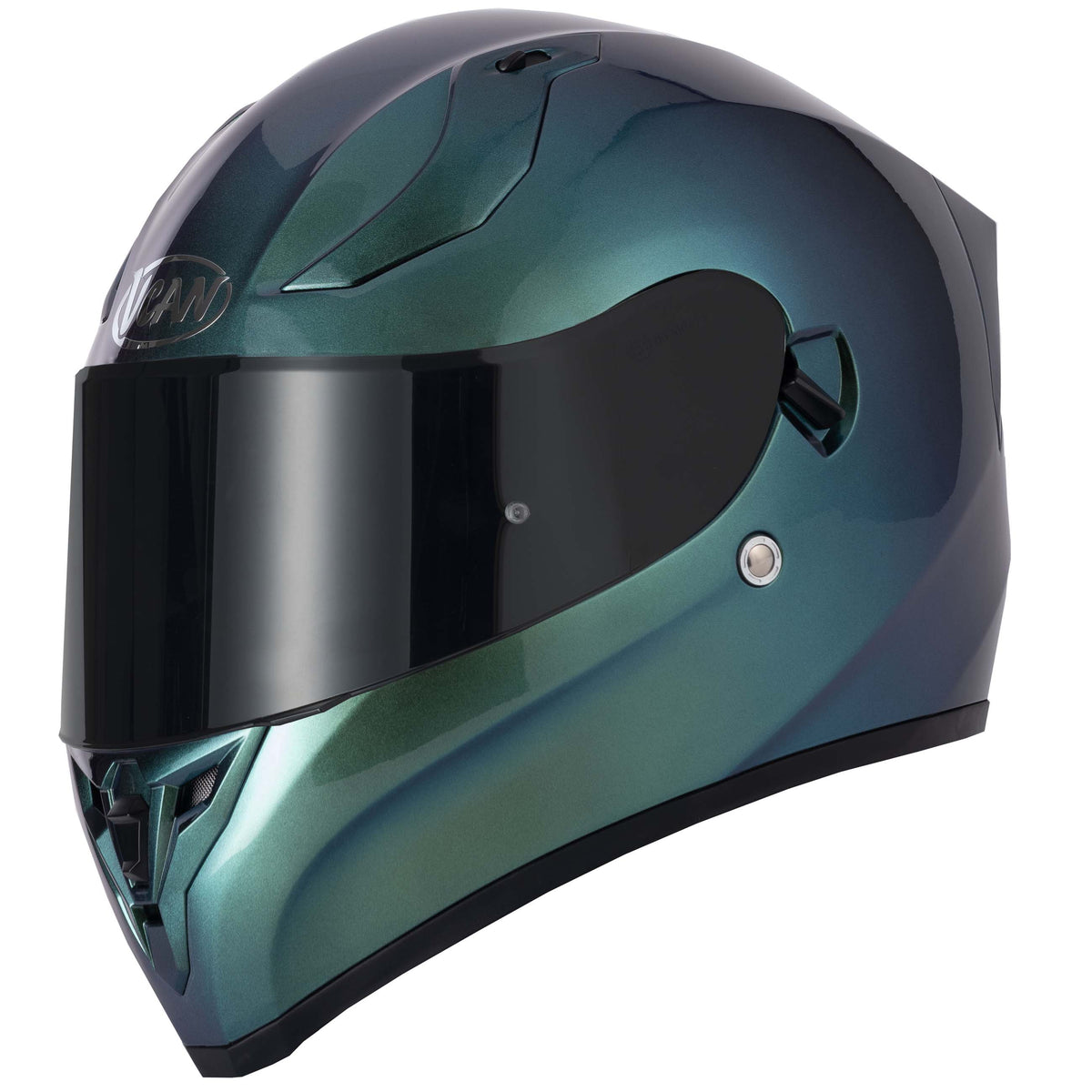Vcan H128 Gradient Green Blue Helmet