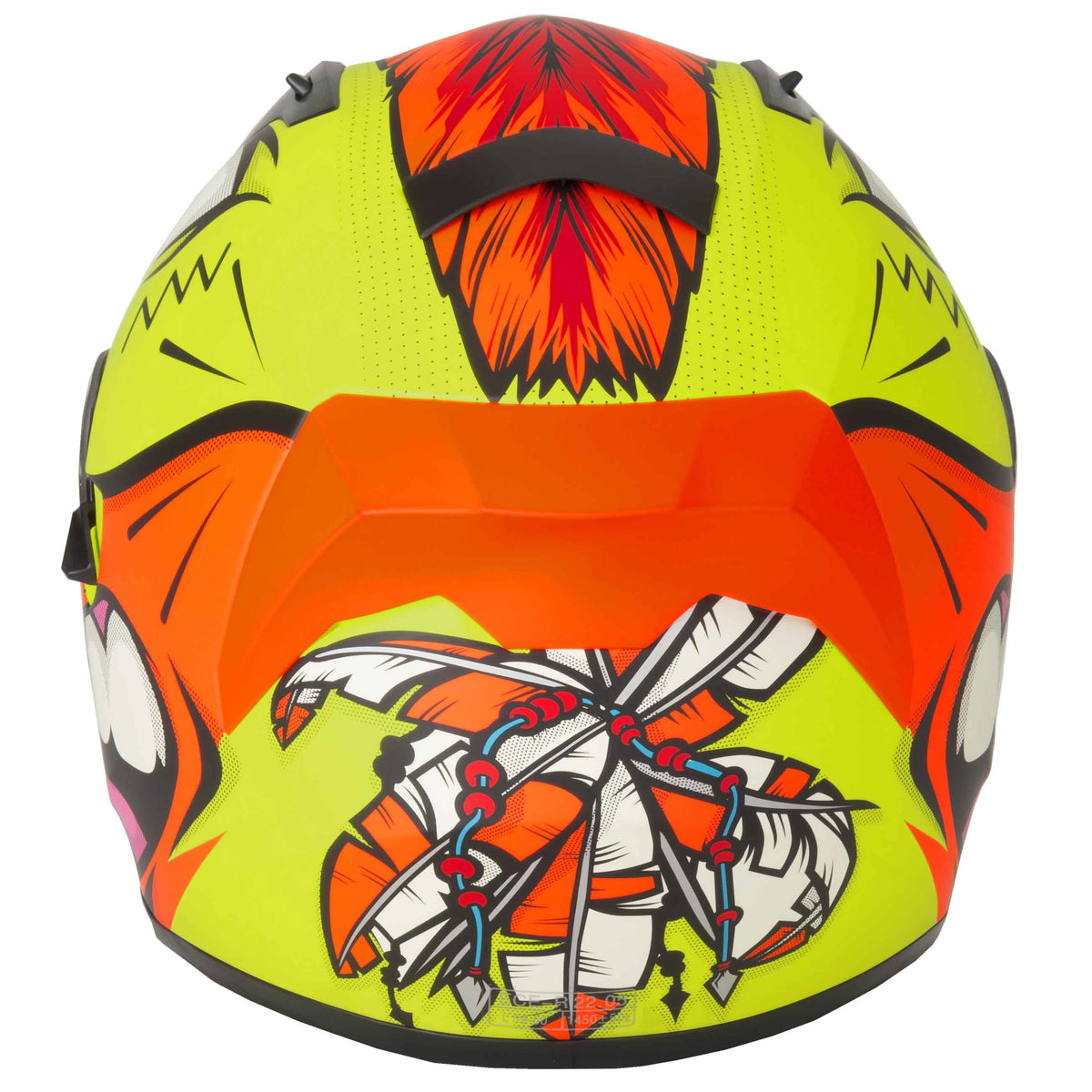 VCAN H128 Mohawk Full Face Motorcycle Helmet