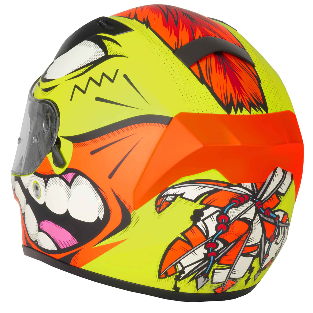 VCAN H128 Mohawk Full Face Motorcycle Helmet
