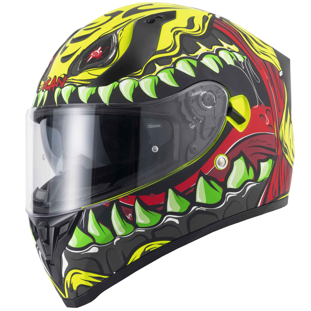 VCAN H128 Titan Full Face Motorcycle Helmet - Wild