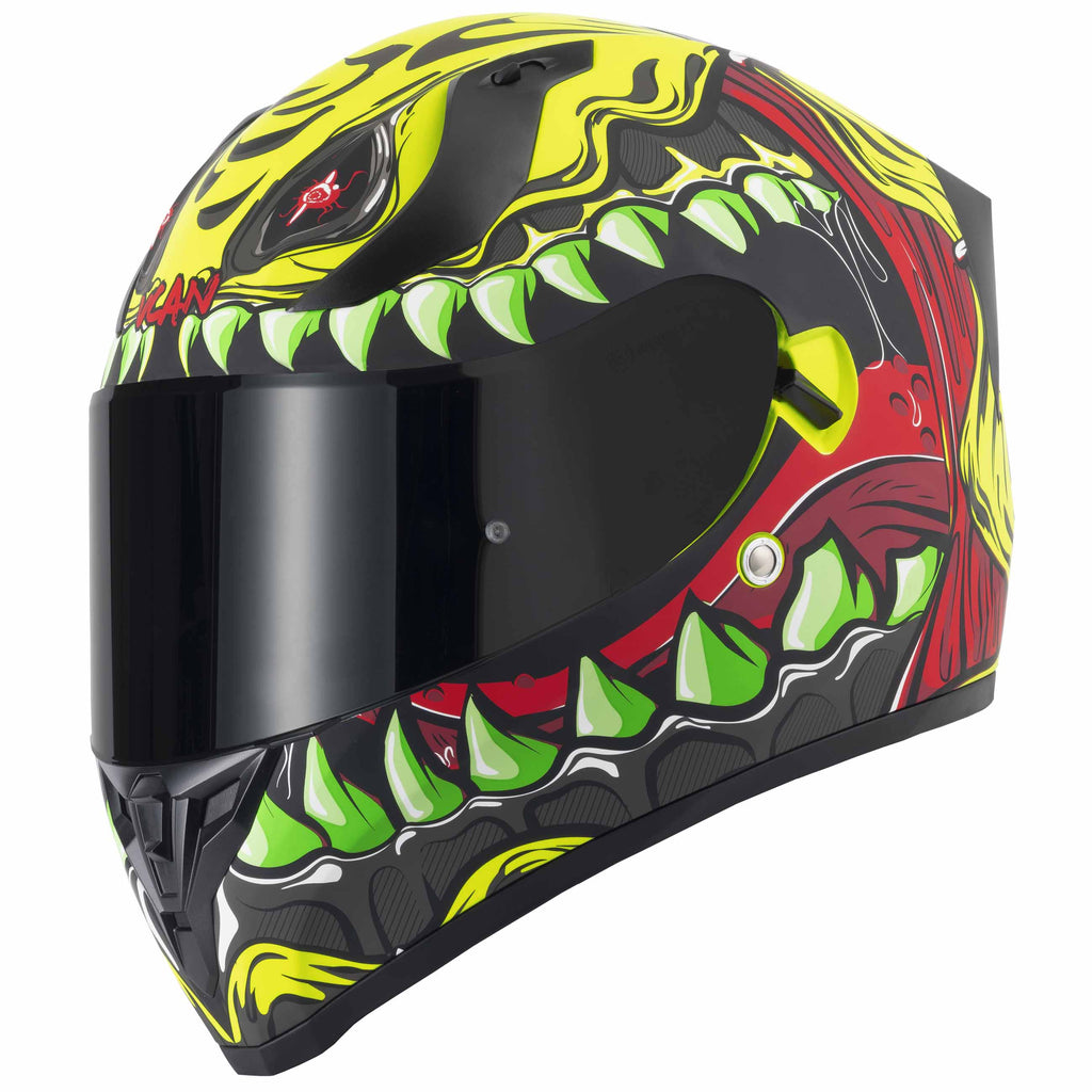 VCAN H128 Titan Full Face Motorcycle Helmet - Wild