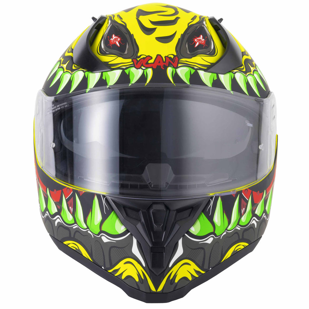 VCAN H128 Titan Full Face Motorcycle Helmet - Wild