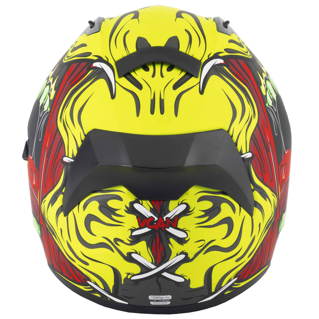 VCAN H128 Titan Full Face Motorcycle Helmet - Wild