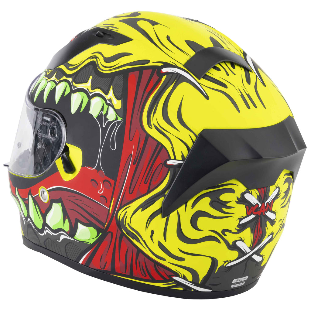 VCAN H128 Titan Full Face Motorcycle Helmet - Wild