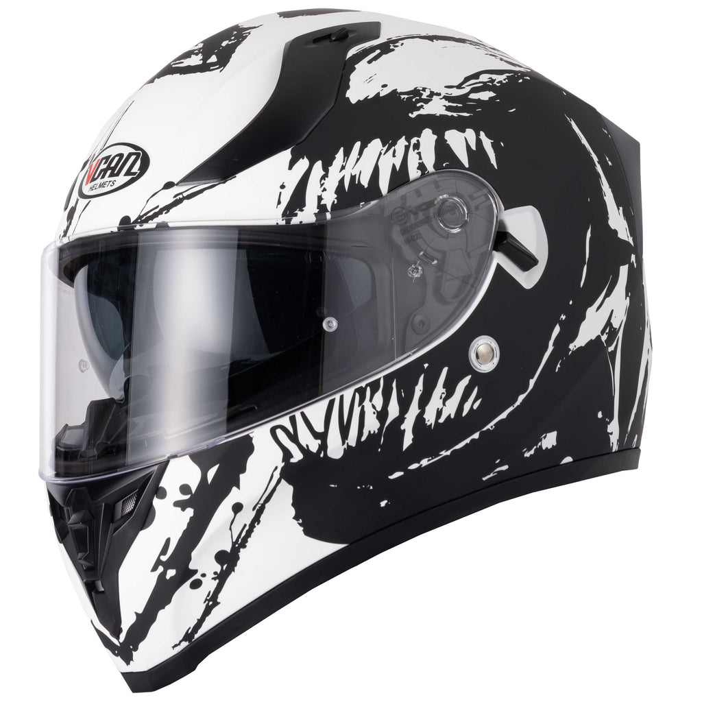 VCAN H128 Wraith Full Face Motorcycle Helmet