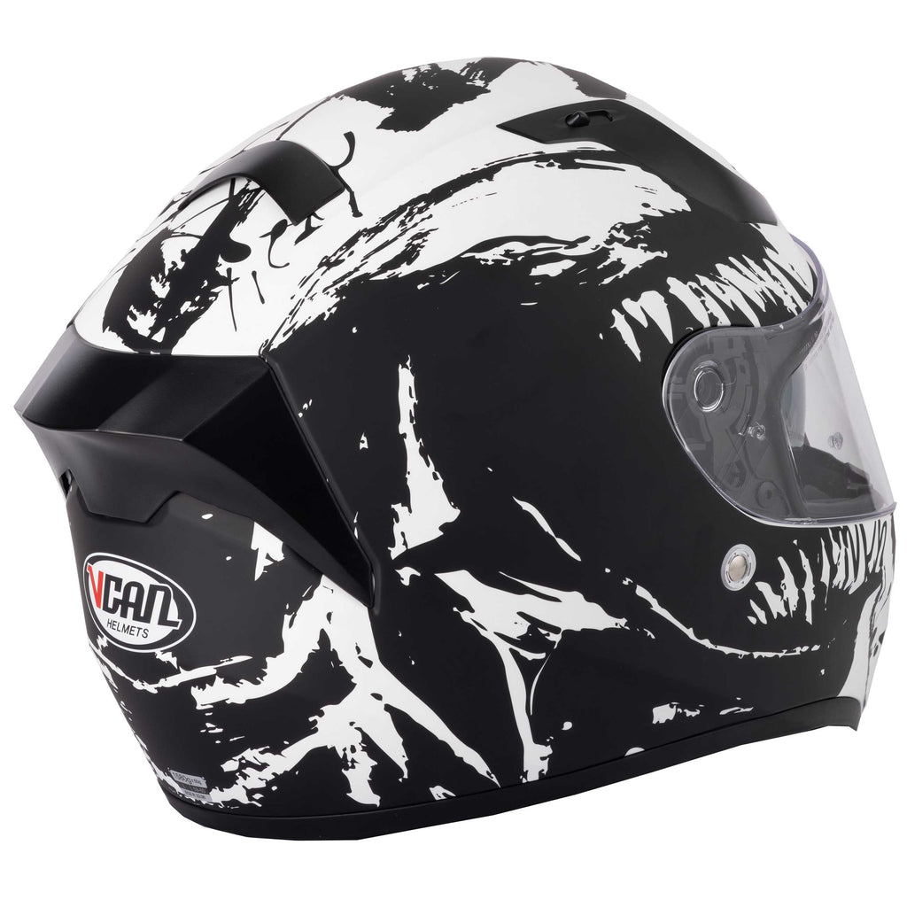VCAN H128 Wraith Full Face Motorcycle Helmet