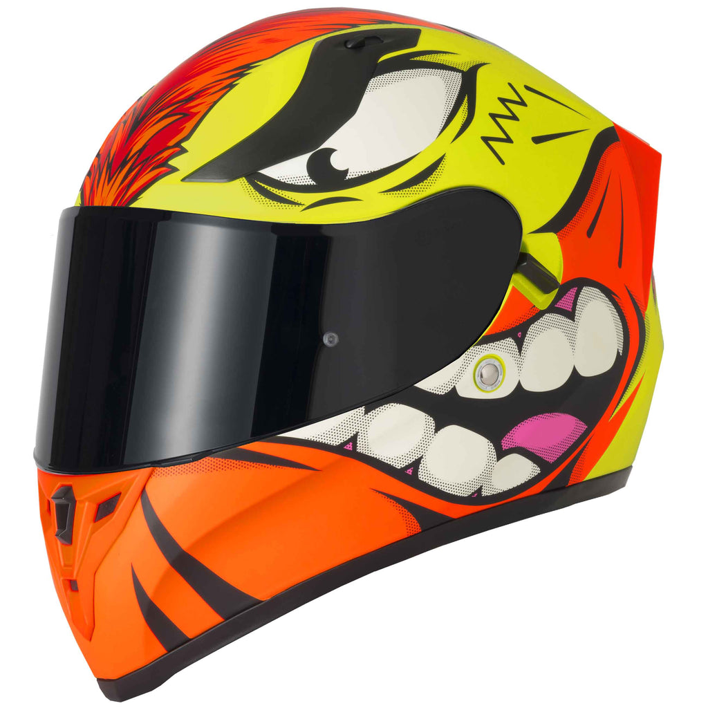 VCAN H128 Mohawk Full Face Motorcycle Helmet