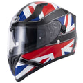 VCAN H128 Union Jack Full Face Motorcycle Helmet
