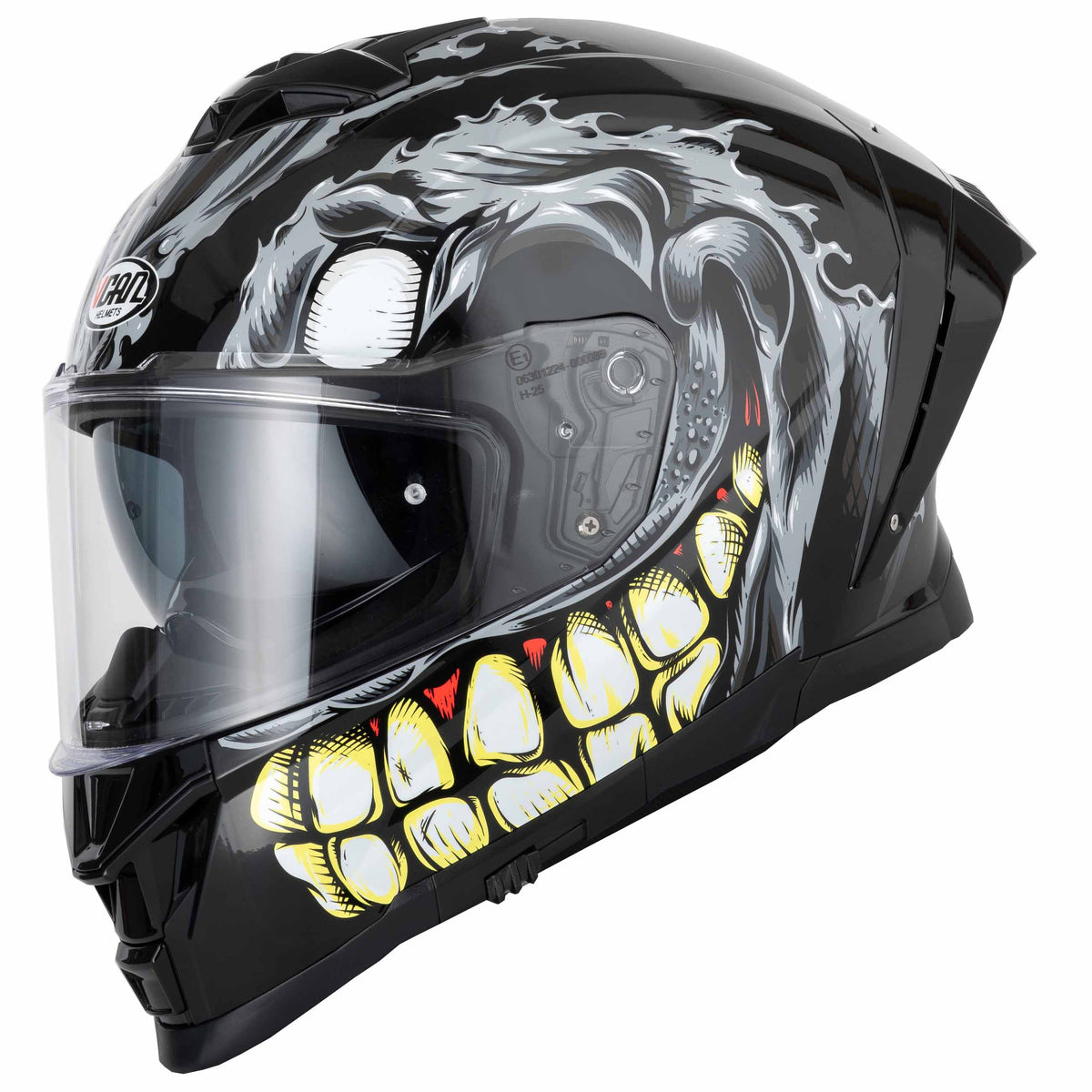 Vcan H162 Facestroke Grey Helmet