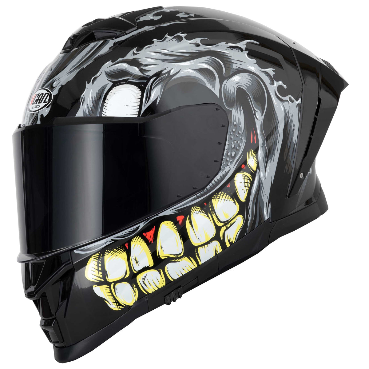 Vcan H162 Facestroke Grey Helmet