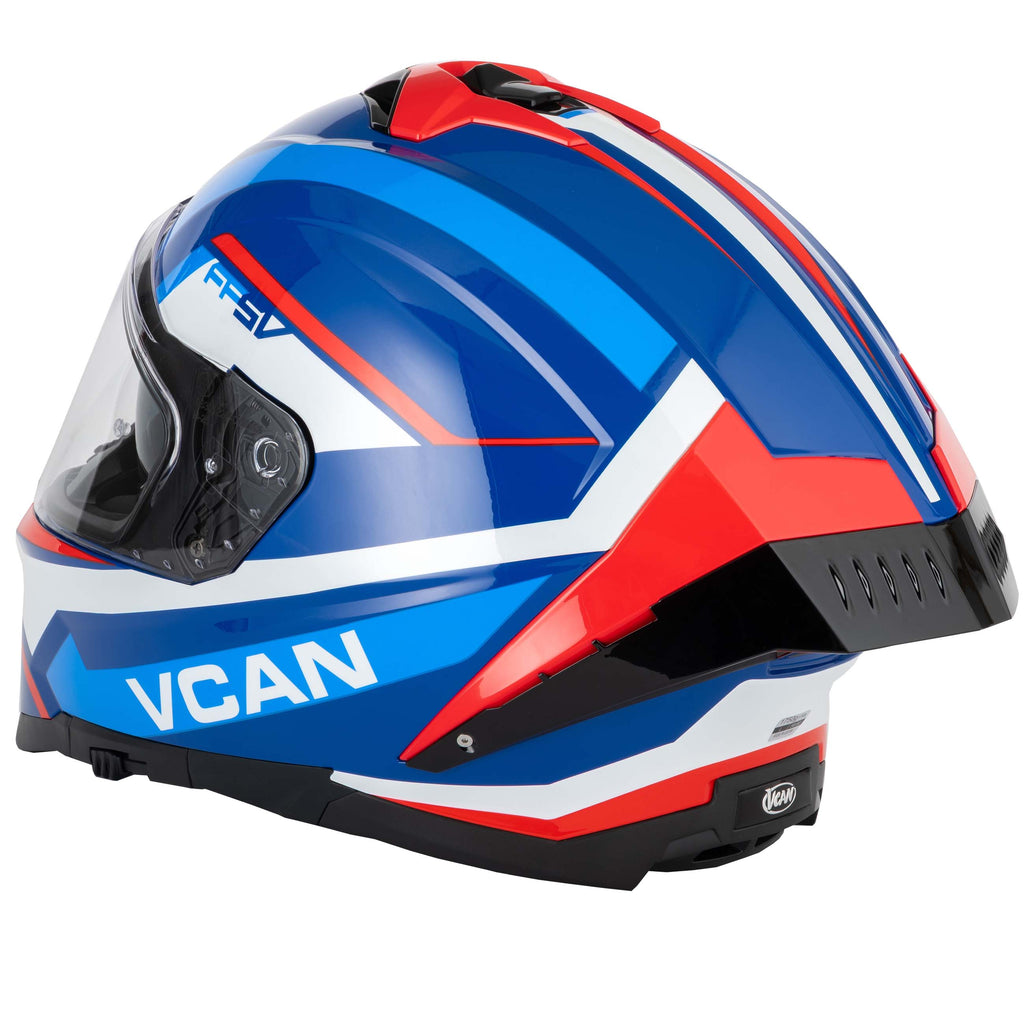 Vcan H162 Z-Force Blue/Red/White Helmet