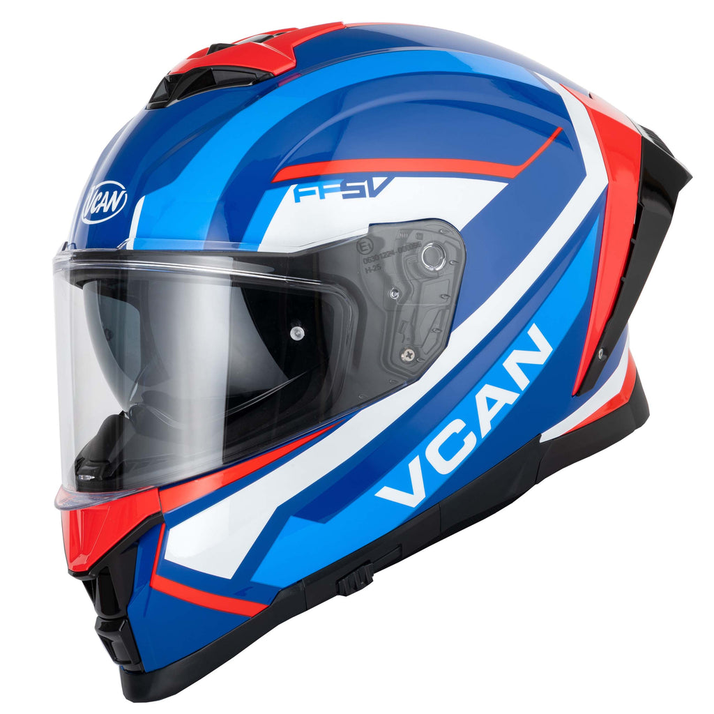 Vcan H162 Z-Force Blue/Red/White Helmet