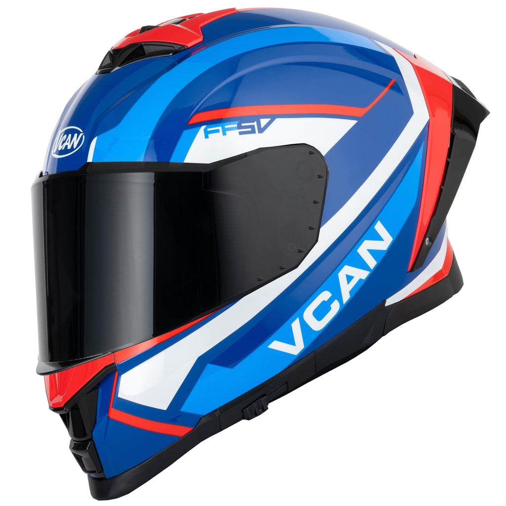 Vcan H162 Z-Force Blue/Red/White Helmet