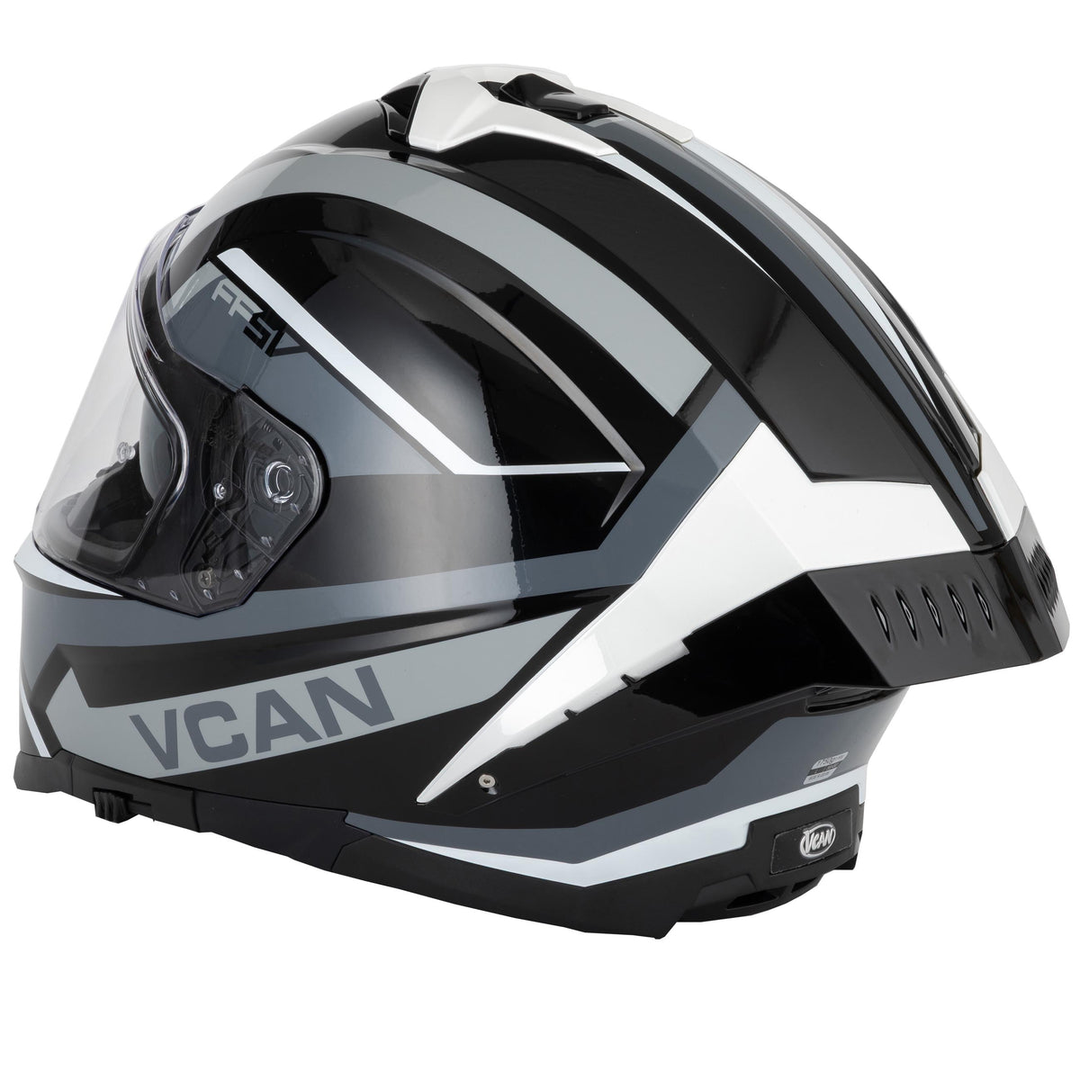 Vcan H162 Z-Force Black/Grey/White Helmet