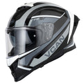 Vcan H162 Z-Force Black/Grey/White Helmet