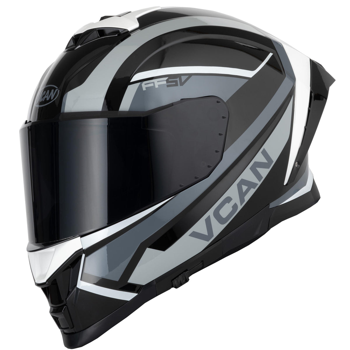 Vcan H162 Z-Force Black/Grey/White Helmet
