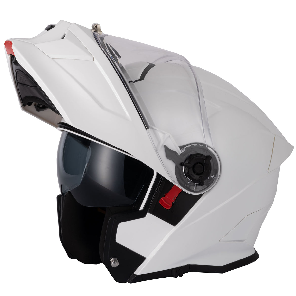 H276 White Flip-Front Modular Helmet