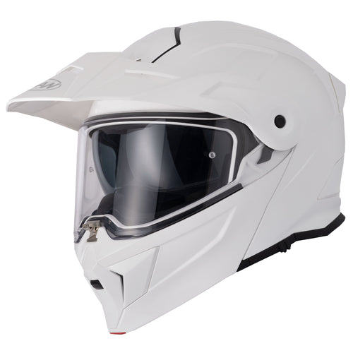 H276 White Flip-Front Modular Helmet