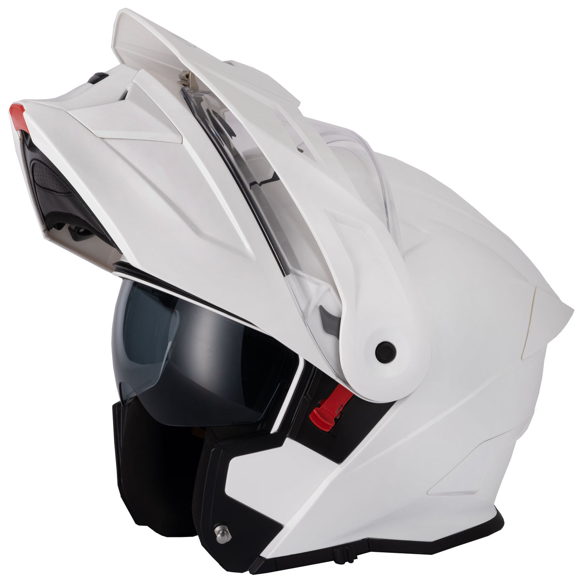 H276 White Flip-Front Modular Helmet
