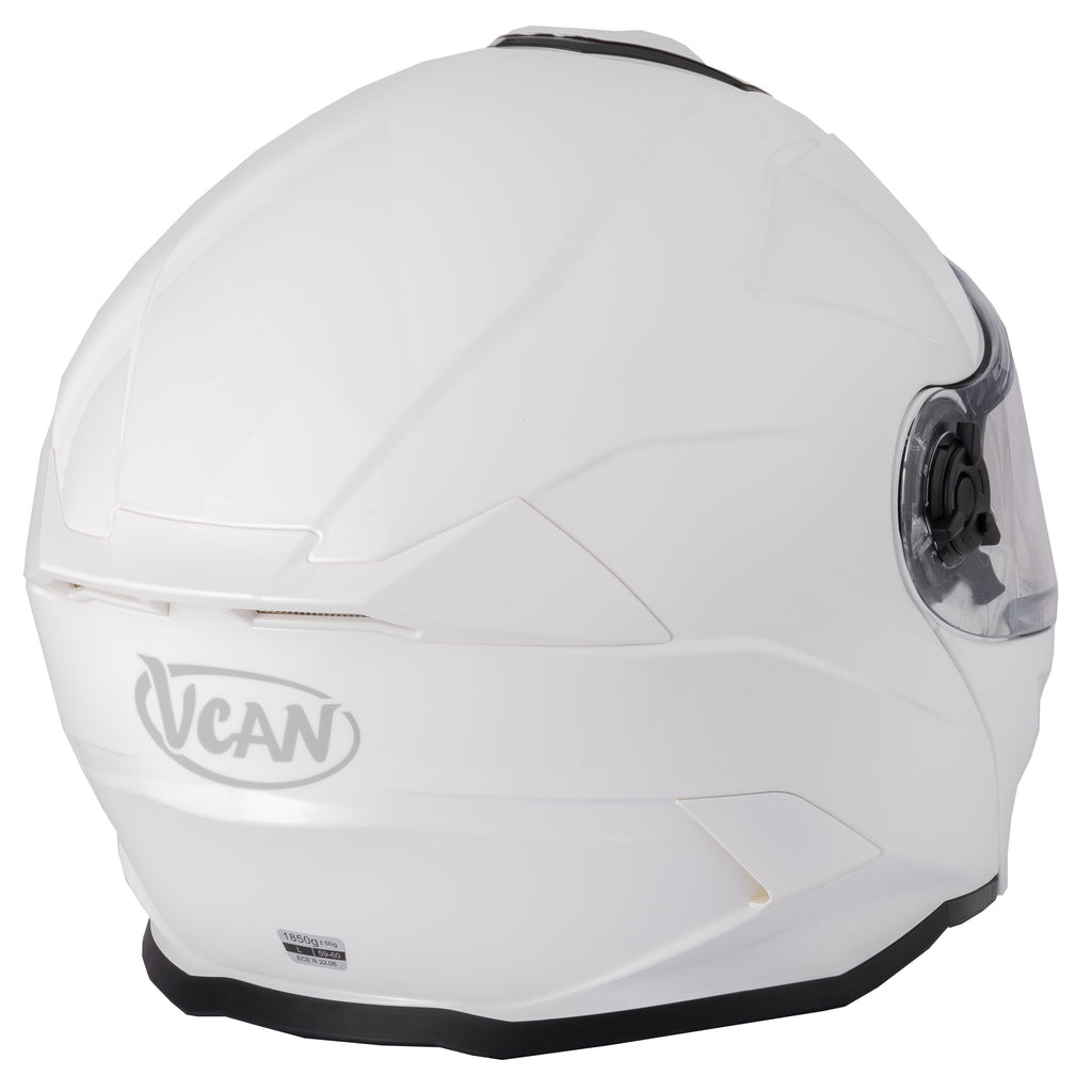 H276 White Flip-Front Modular Helmet