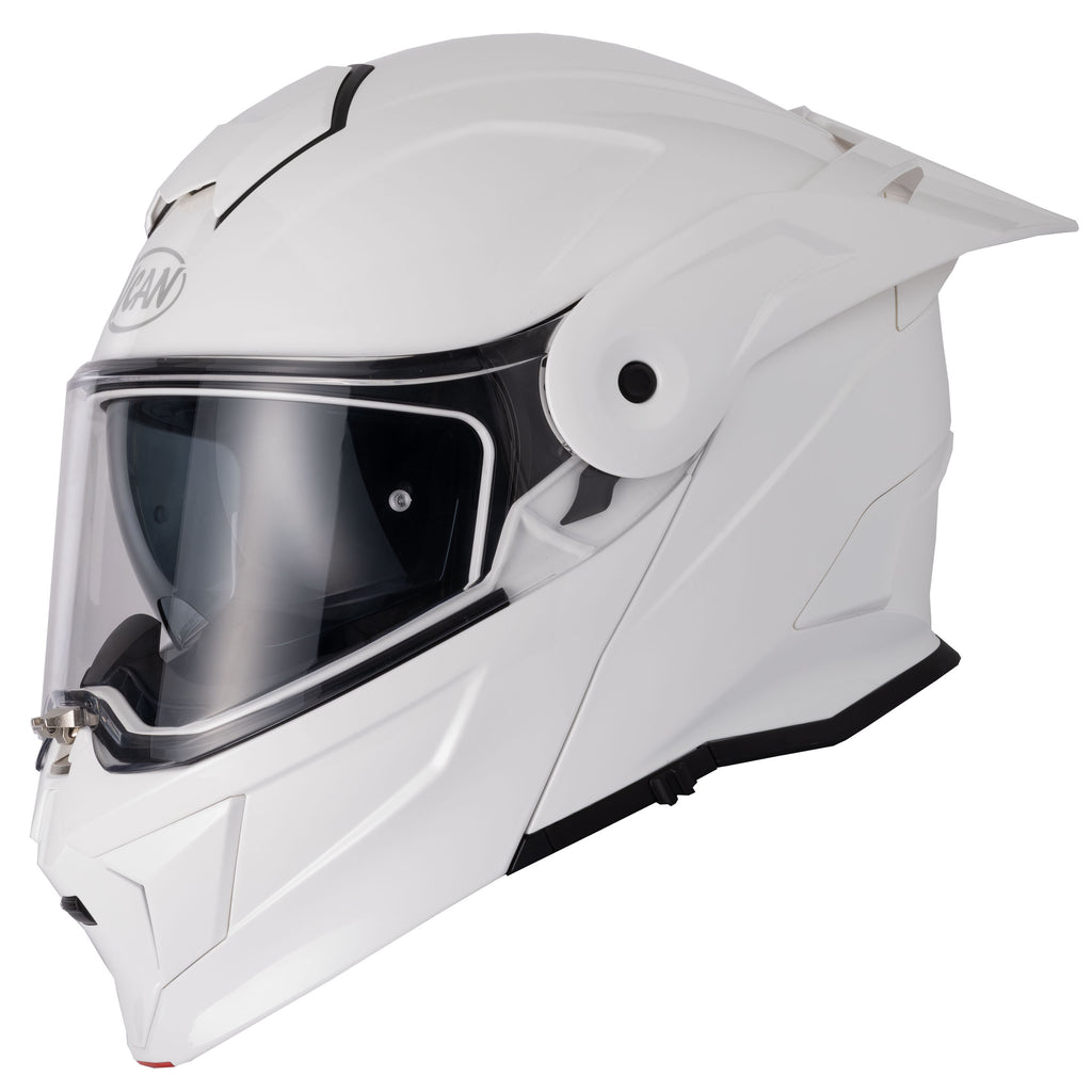 H276 White Flip-Front Modular Helmet