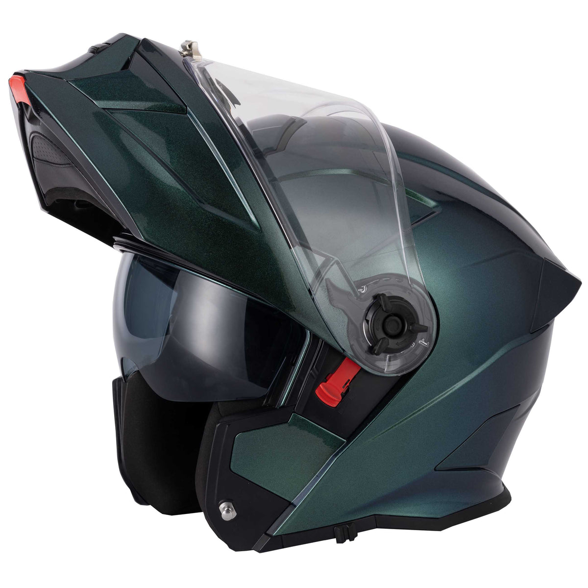 H276 Gradient Green/Blue Flip-Front Modular Helmet