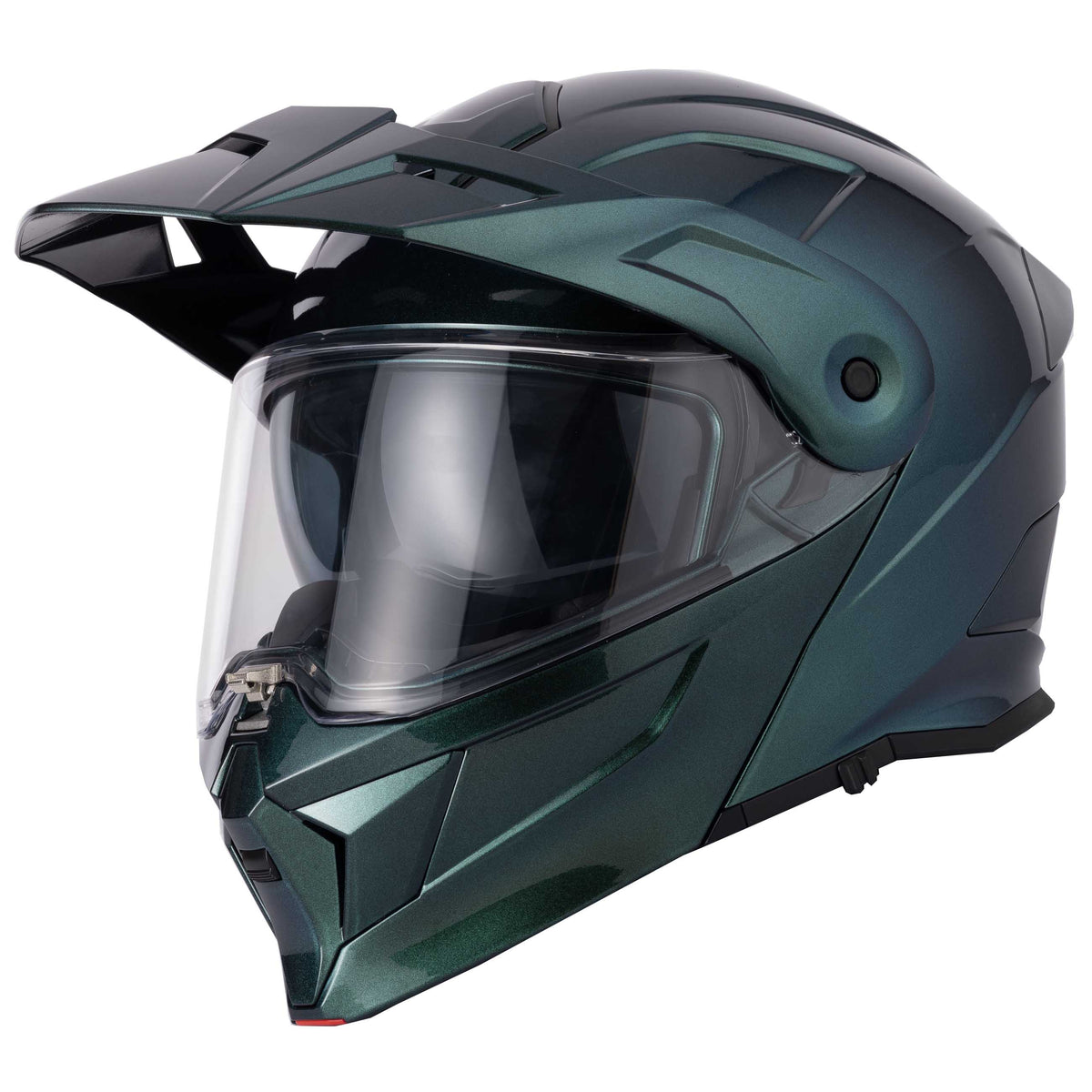 H276 Gradient Green/Blue Flip-Front Modular Helmet