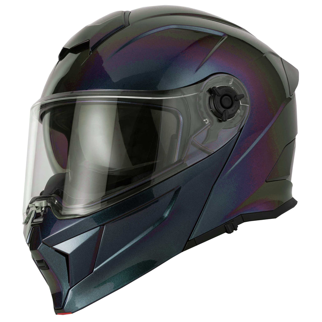 H276 Gradient Purple/Blue Flip-Front Modular Helmet
