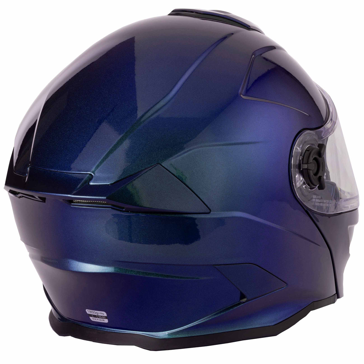 H276 Gradient Purple/Blue Flip-Front Modular Helmet