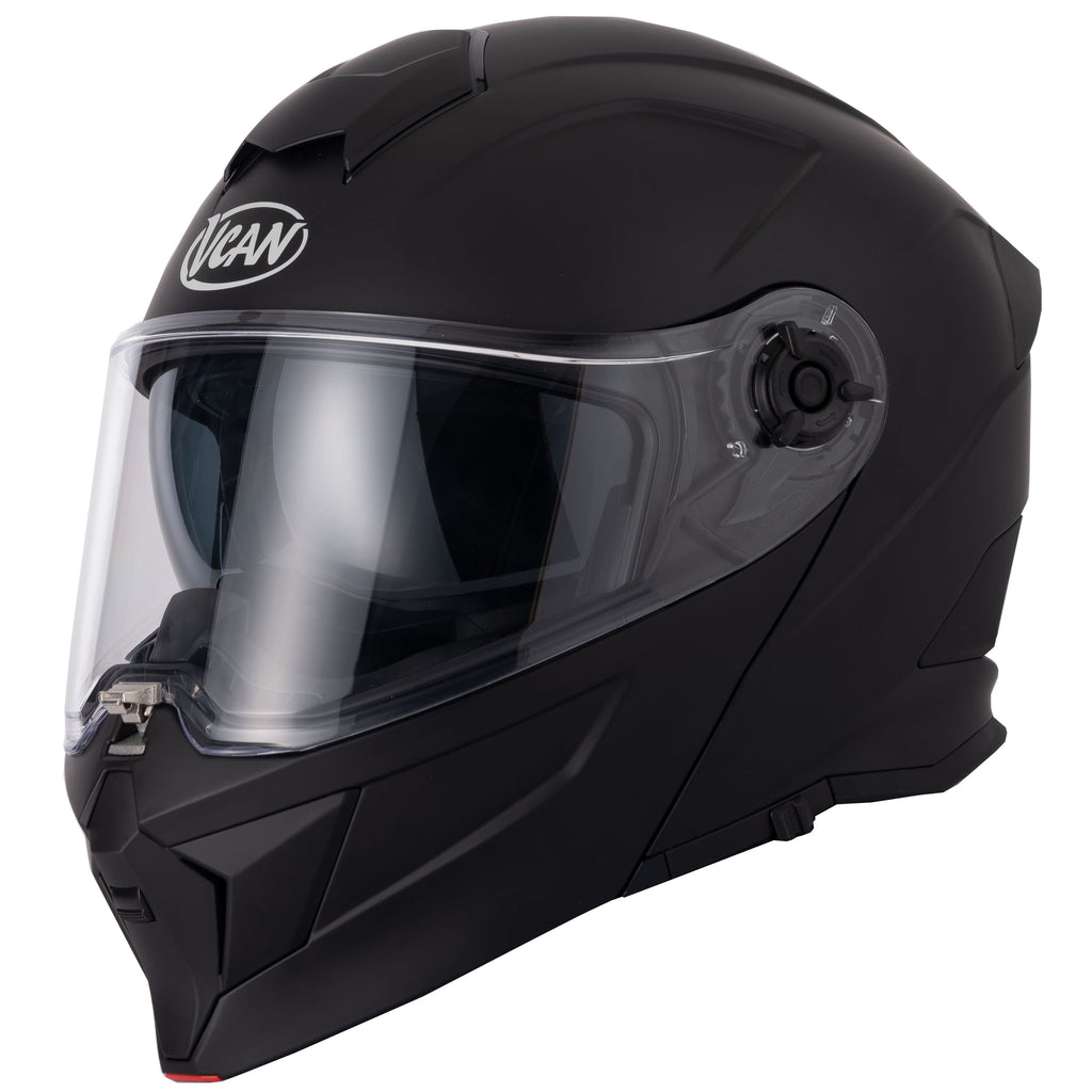 H276 Matt Black Flip-Front Modular Helmet