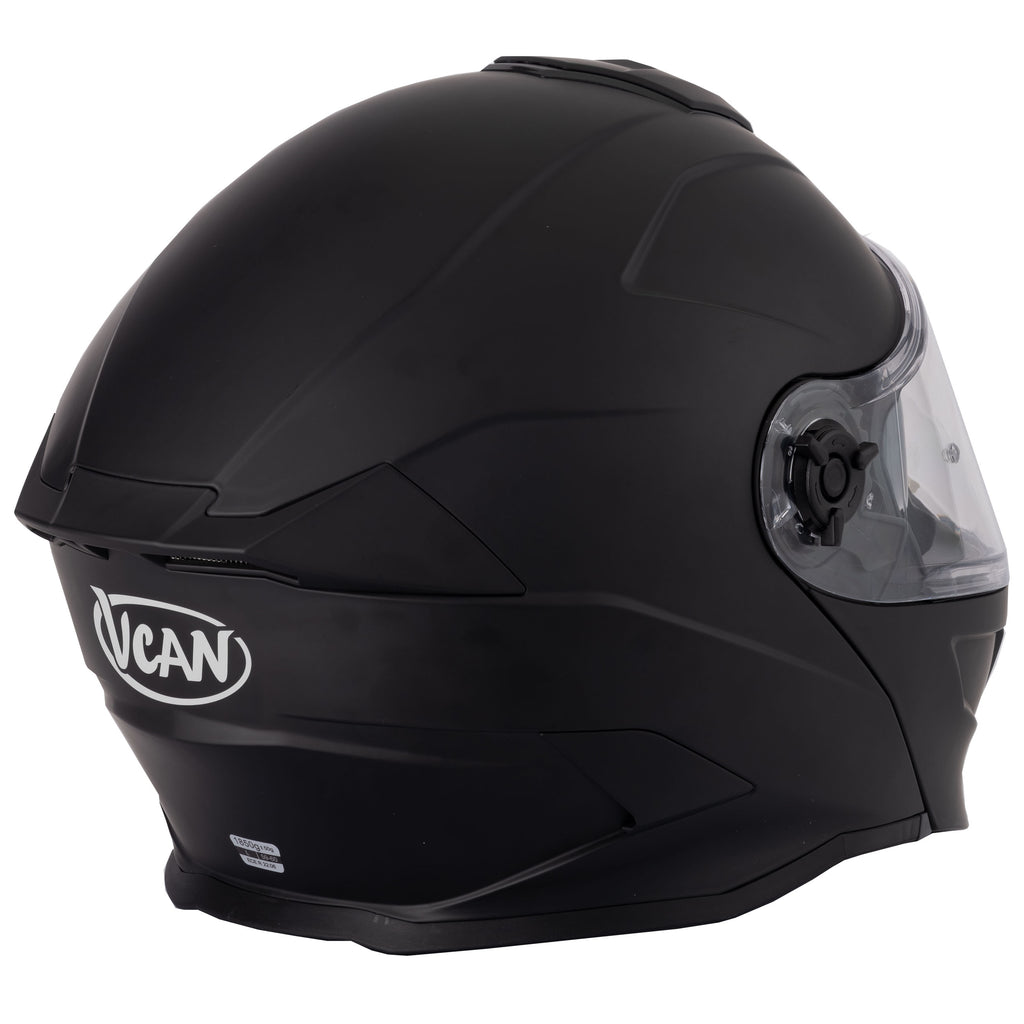 H276 Matt Black Flip-Front Modular Helmet