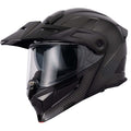 H276 Sonic Carbon Helmet - With Peak, Adventure Look