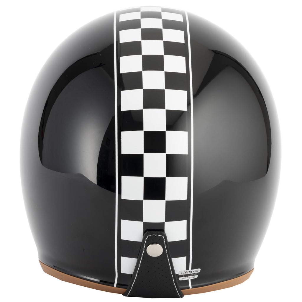 Vcan H589 Classic Victory Gloss Black Helmet