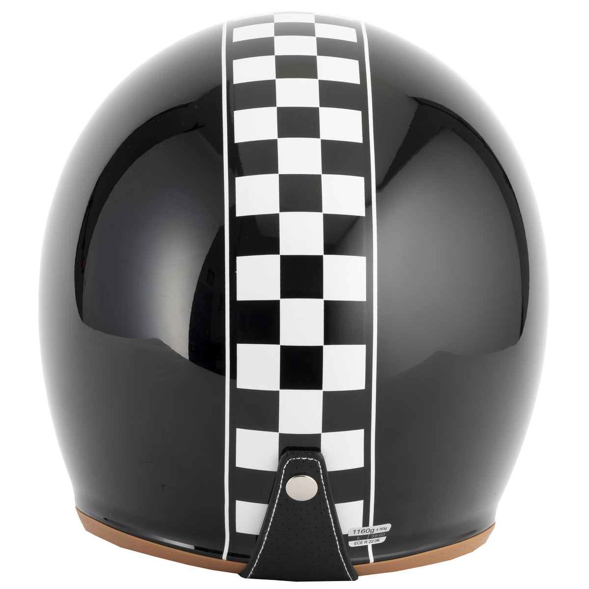 Vcan H589 Classic Victory Gloss Black Helmet