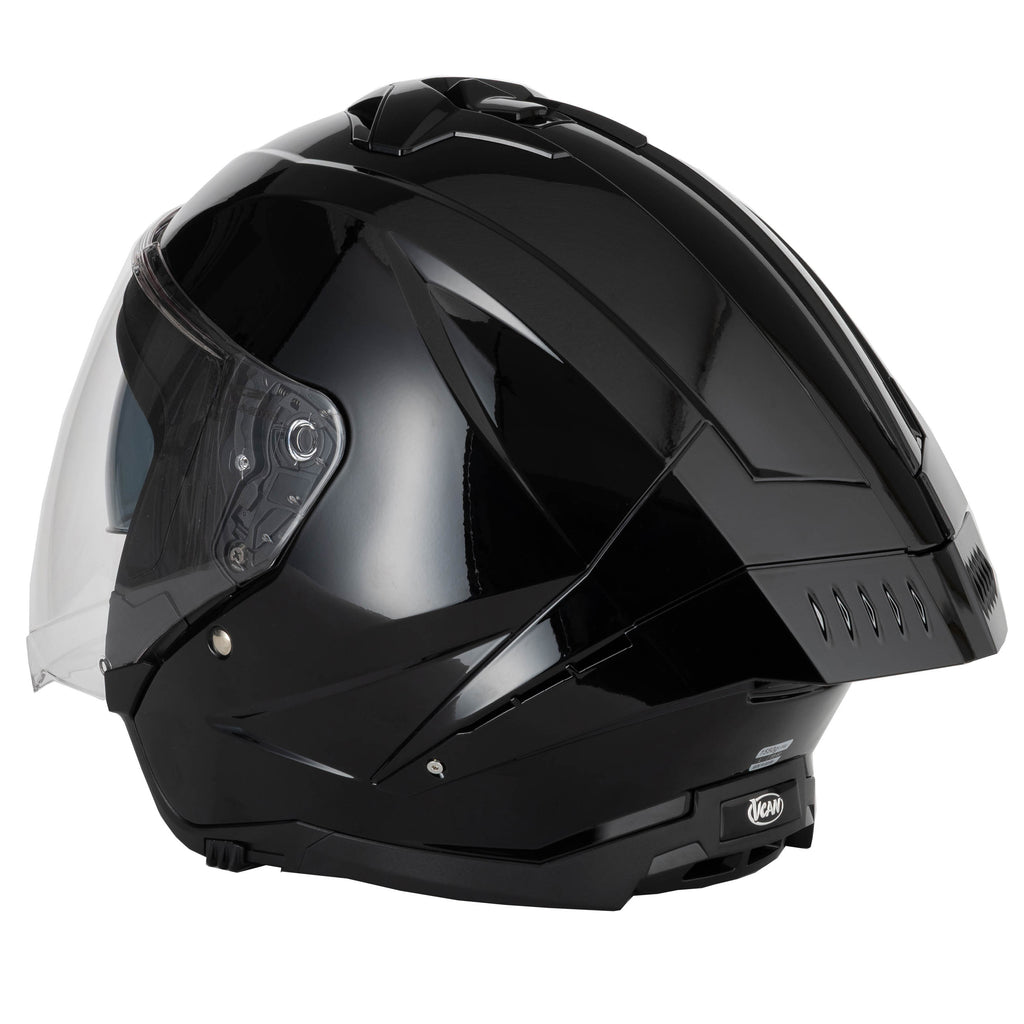 VCAN H599 Gloss Black – rear three-quarter view