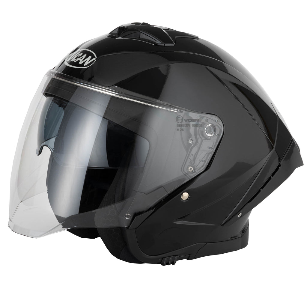 VCAN H599 Gloss Black – side view with spoiler
