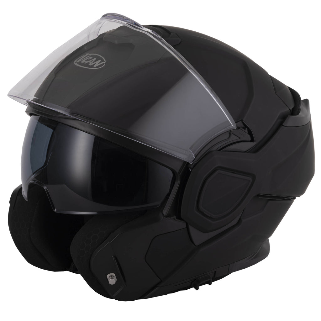 Vcan H299 Matt Black Reverse Flip Helmet