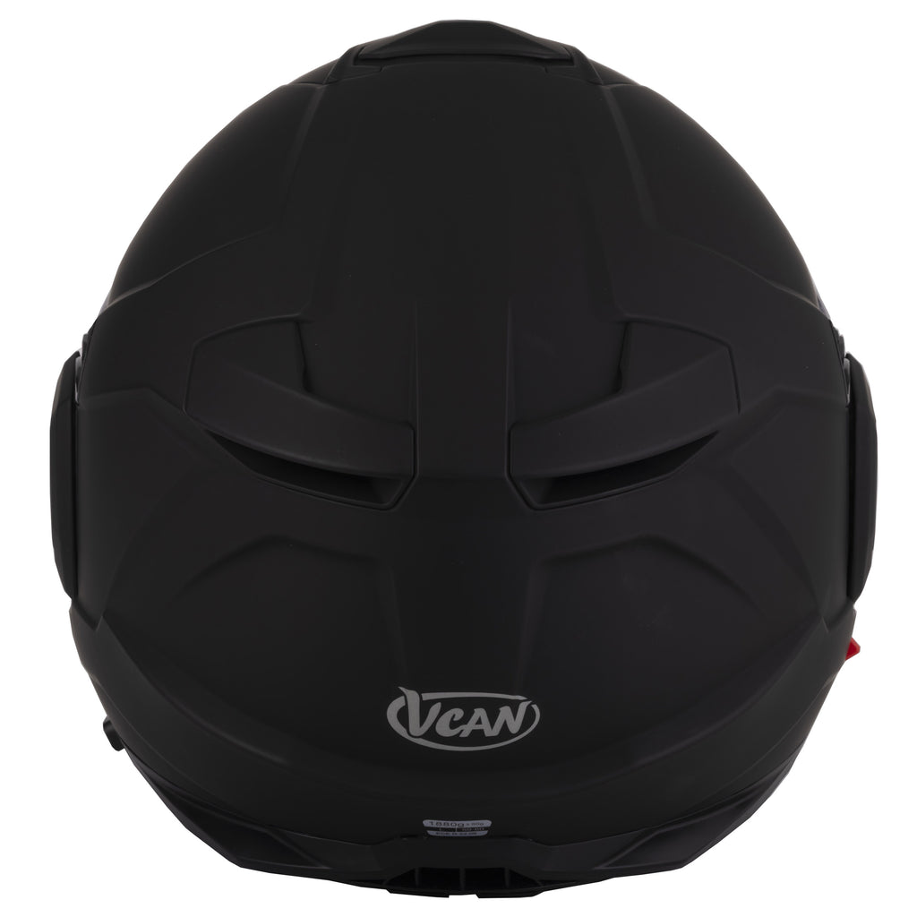 Vcan H299 Matt Black Reverse Flip Helmet