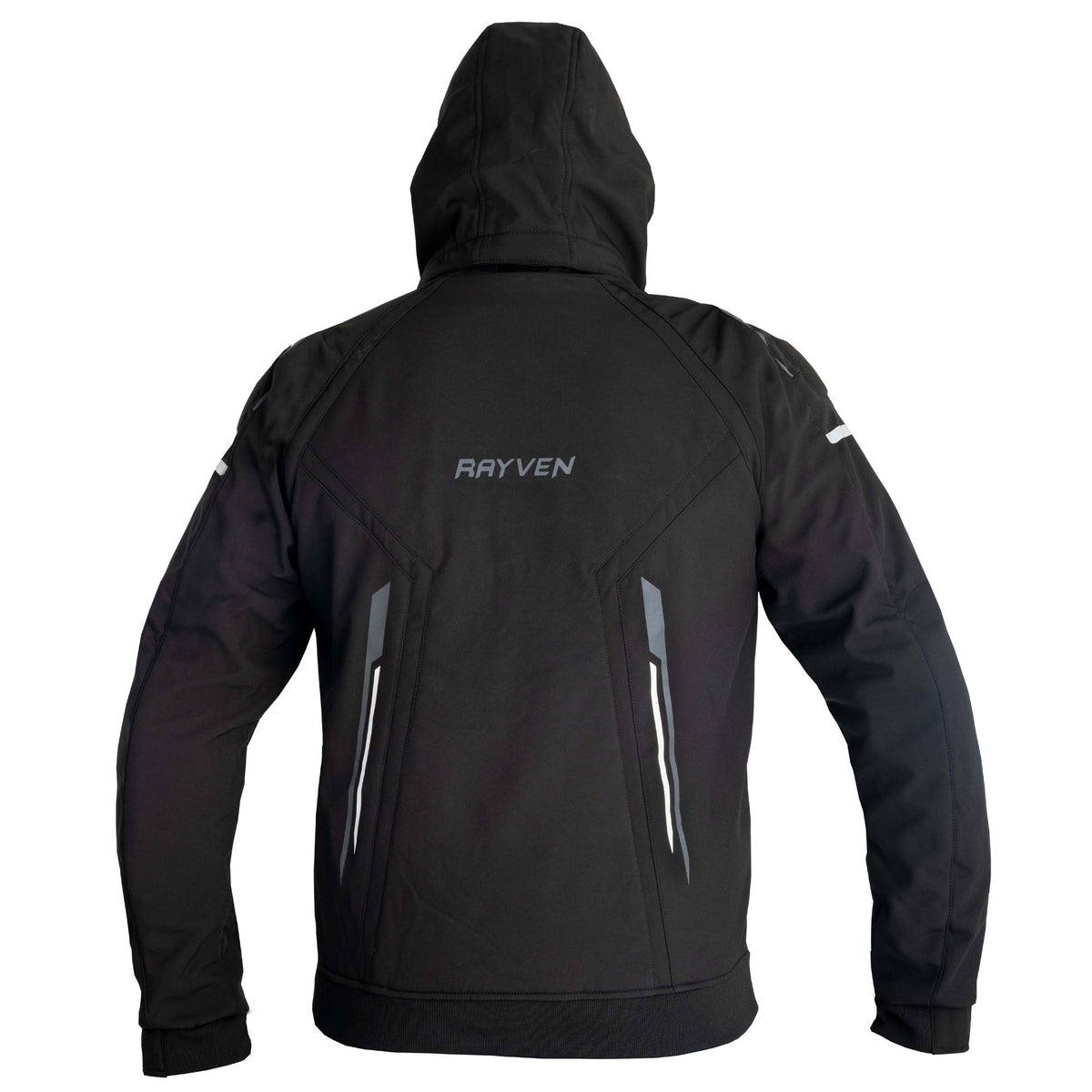 Rayven RSX Men's Jacket - Rear view with hood up