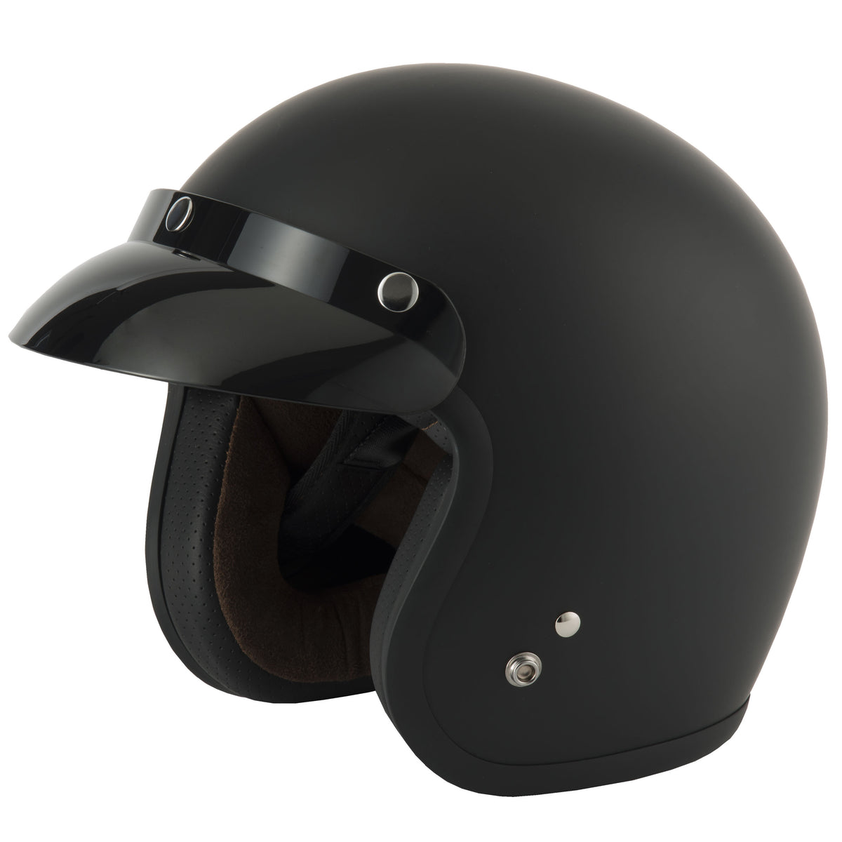 Vcan H541 Slim Fit Matt Black Helmet