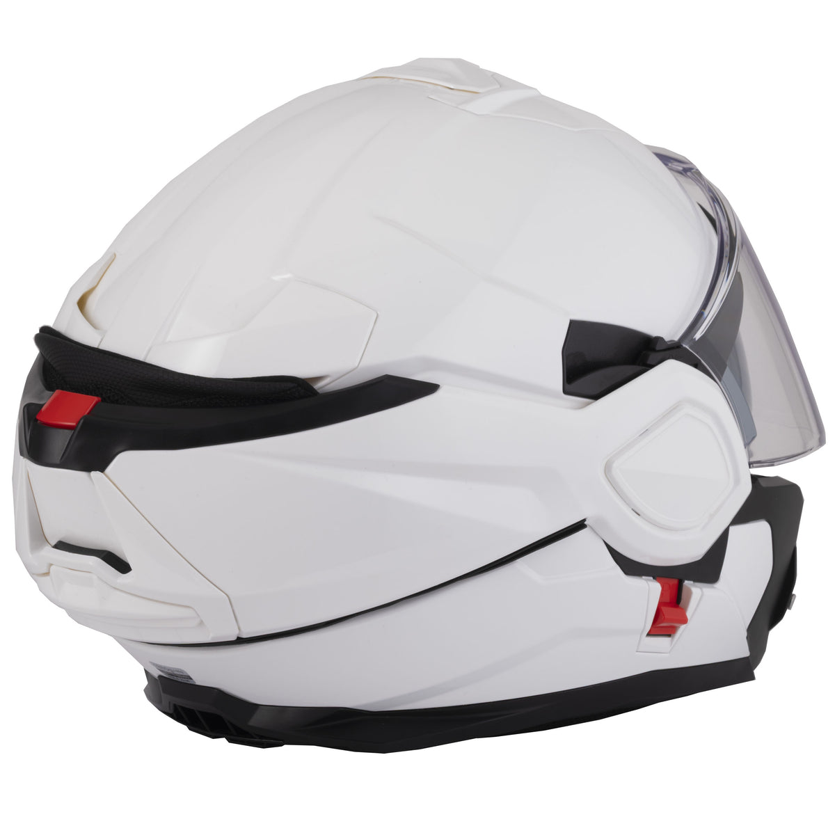Vcan H299 Gloss White Reverse Flip Helmet
